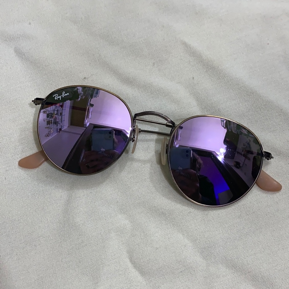 RB3447-167/4K Round Metal- Brushed Bronze w/Lilac